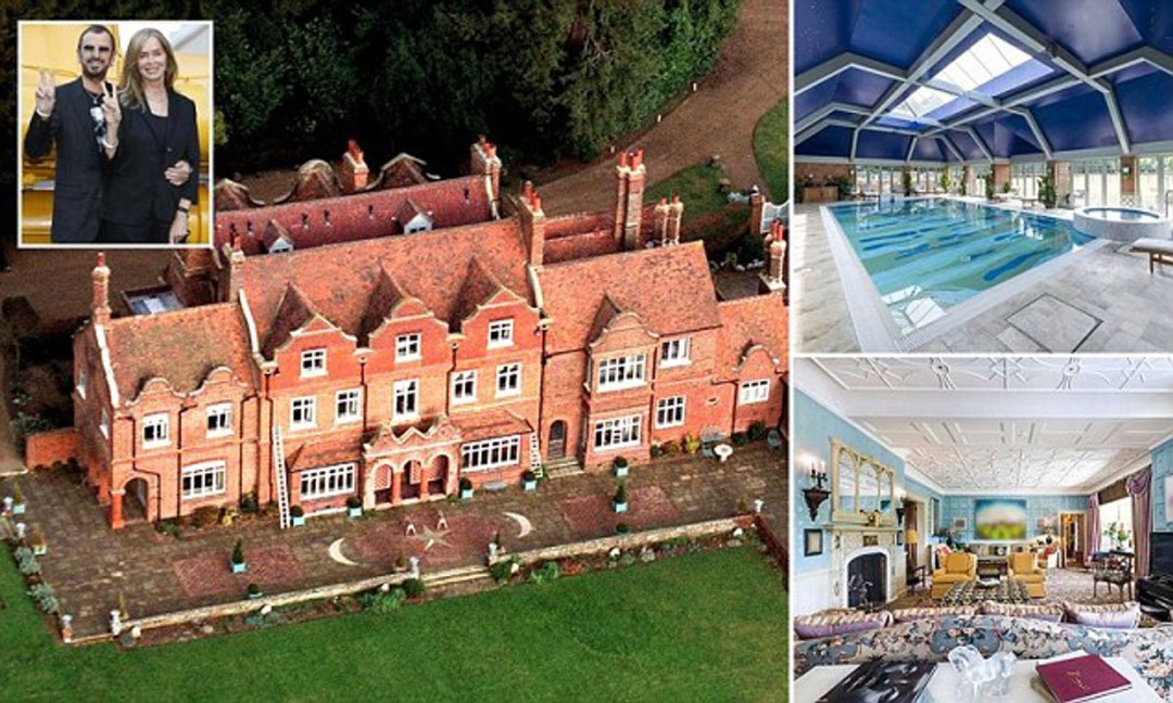 Picture of: Beatles legend Ringo Starr puts Surrey estate on the market for