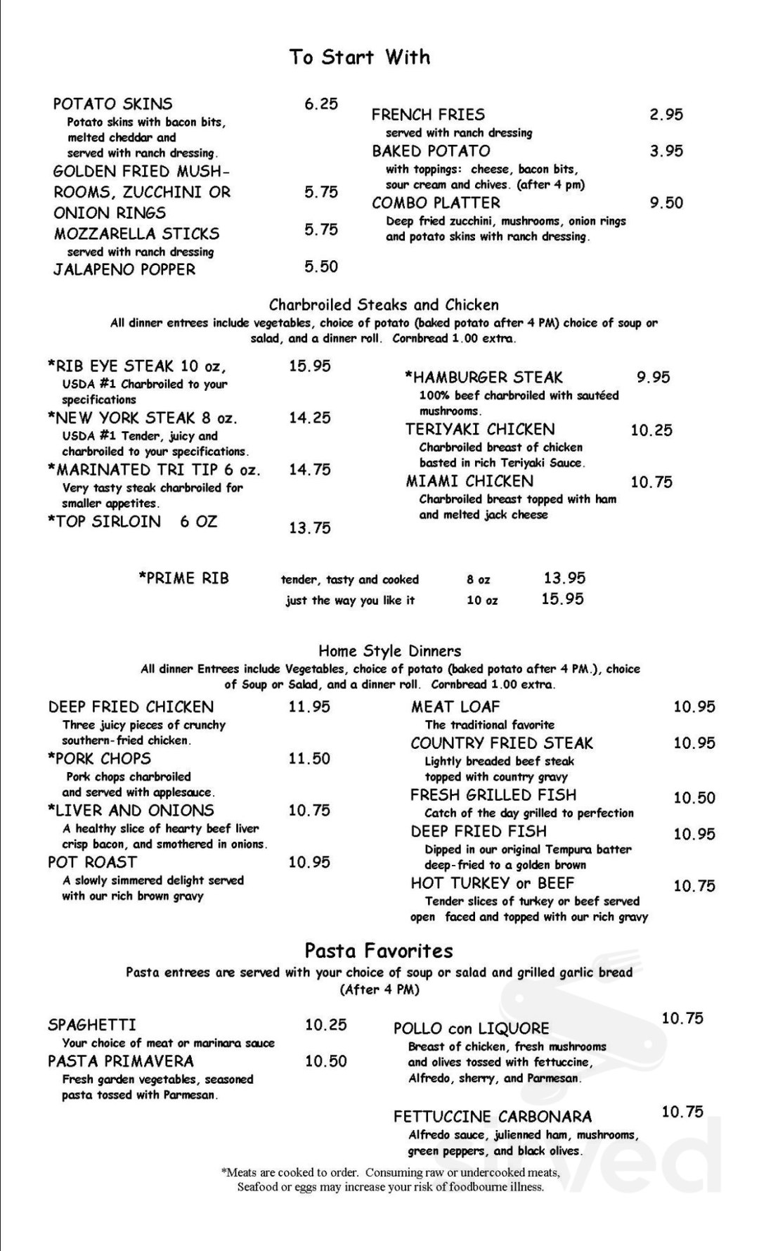 Picture of: Black Forest Family Restaurant menu in Grants Pass, Oregon, USA