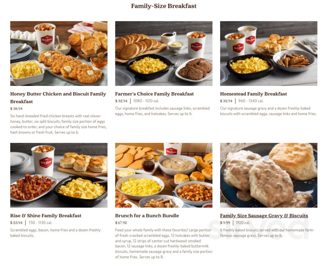 Picture of: Bob Evans menu in Lewes, Delaware, USA