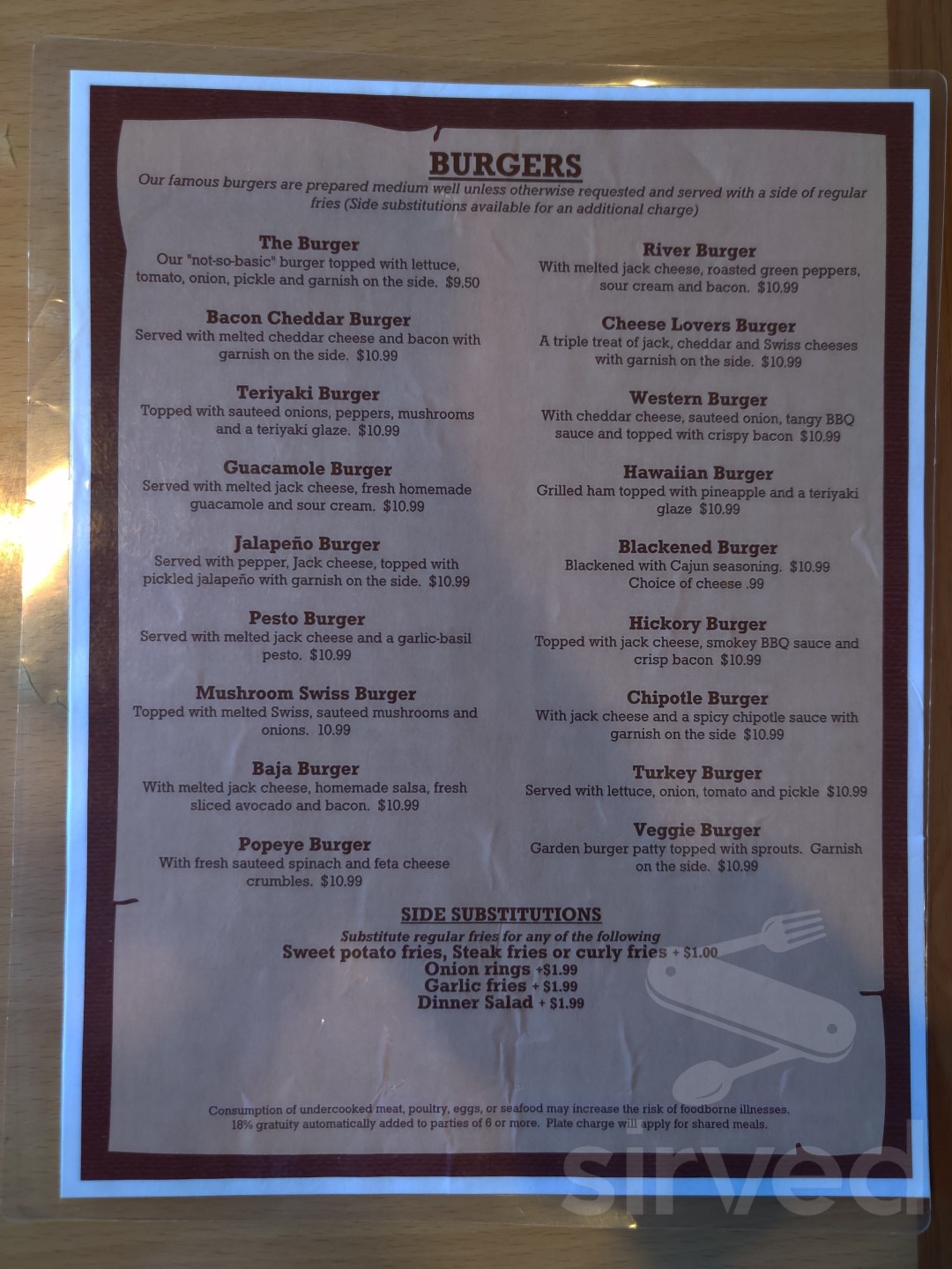 Picture of: Chuckwagon Restaurant menu in Laughlin, Nevada, USA