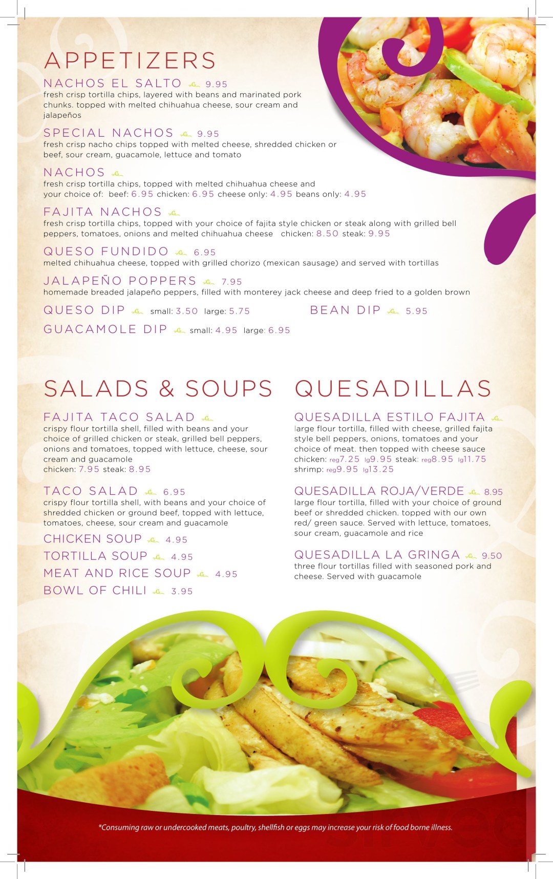 Picture of: El Salto Mexican Restaurant menu in Chesterfield, Missouri, USA