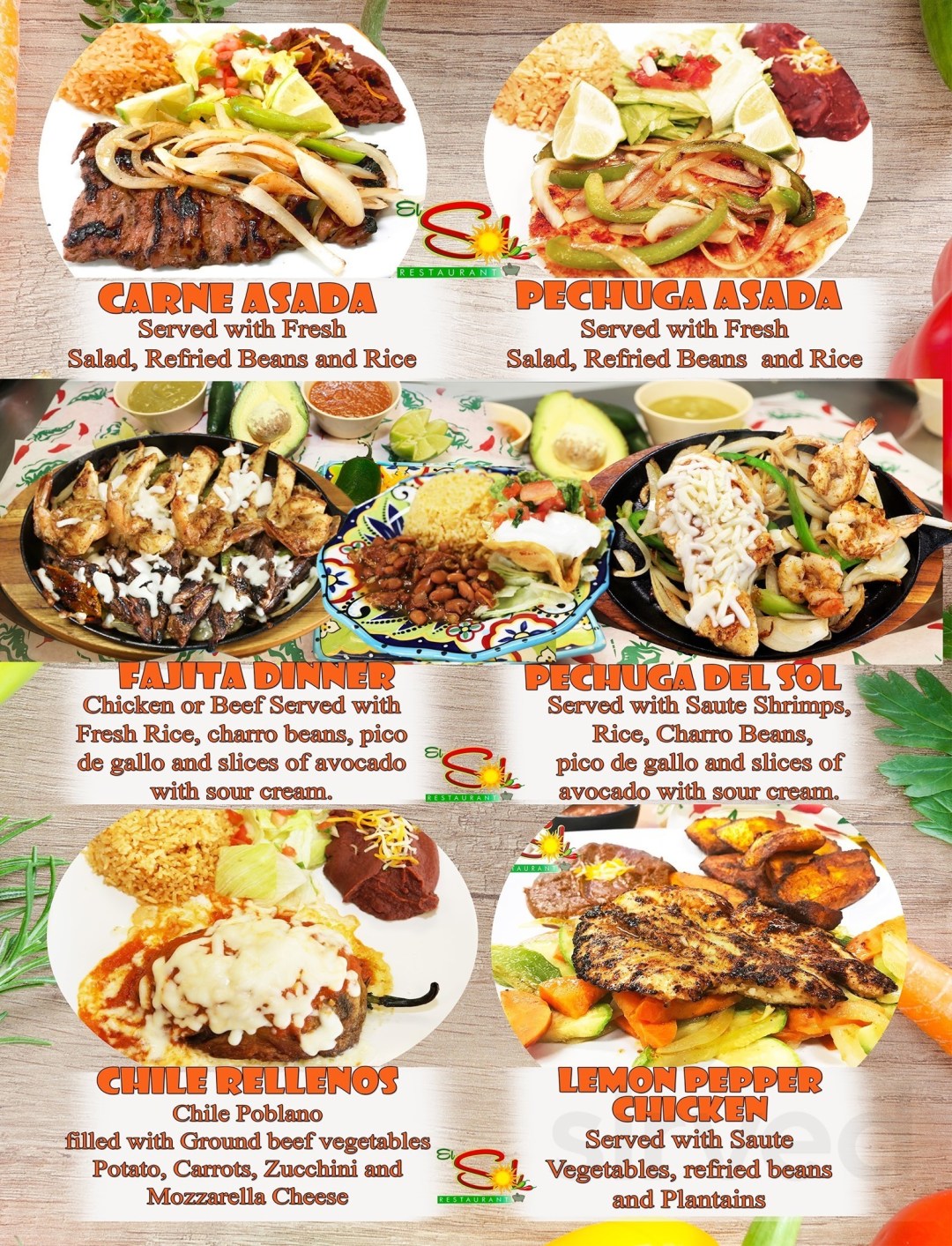 Picture of: EL SOL RESTAURANT menu in Katy, Texas, USA