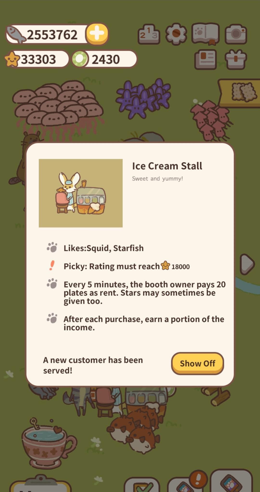 Picture of: Finally! 😄 Ice cream stall booth owner came when I least expect