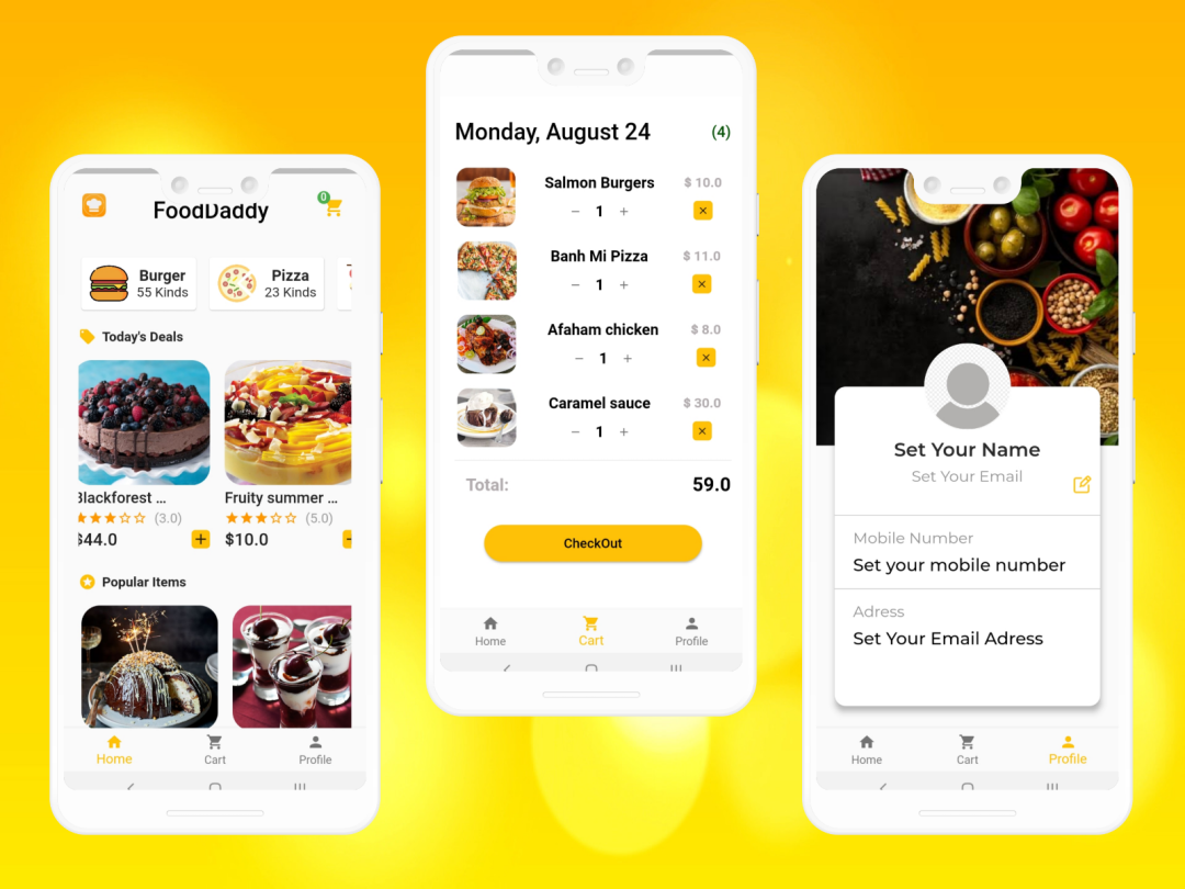 Picture of: Food Delivery App-Flutter by Shahanaz Putul on Dribbble