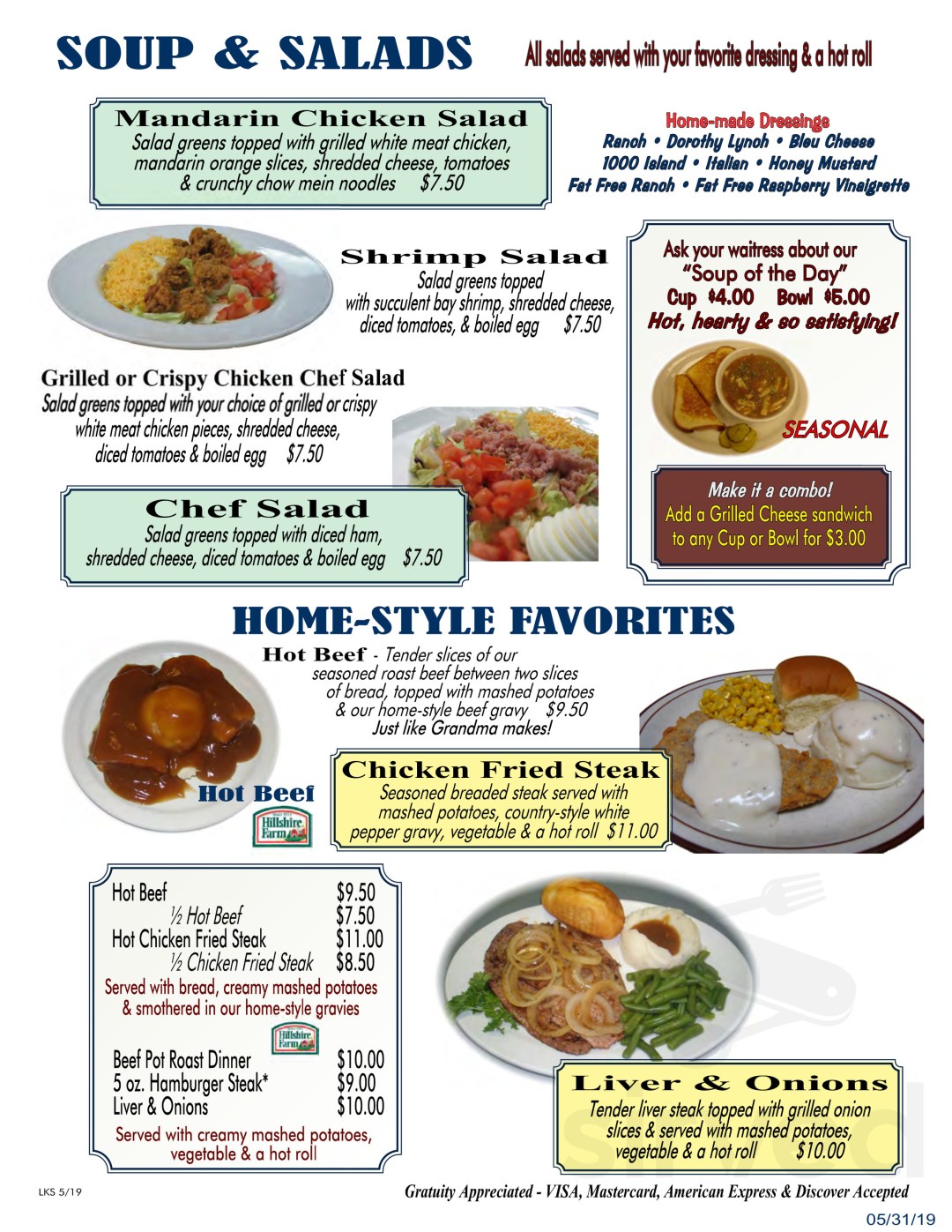 Picture of: Lakeshore Cafe menu in Storm Lake, Iowa, USA