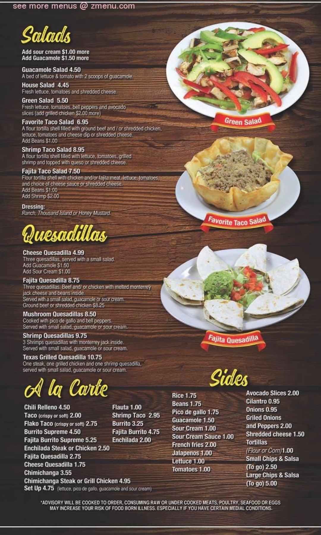 Picture of: Online Menu of Flakos Mexican Restaurant Restaurant, Rocky Face