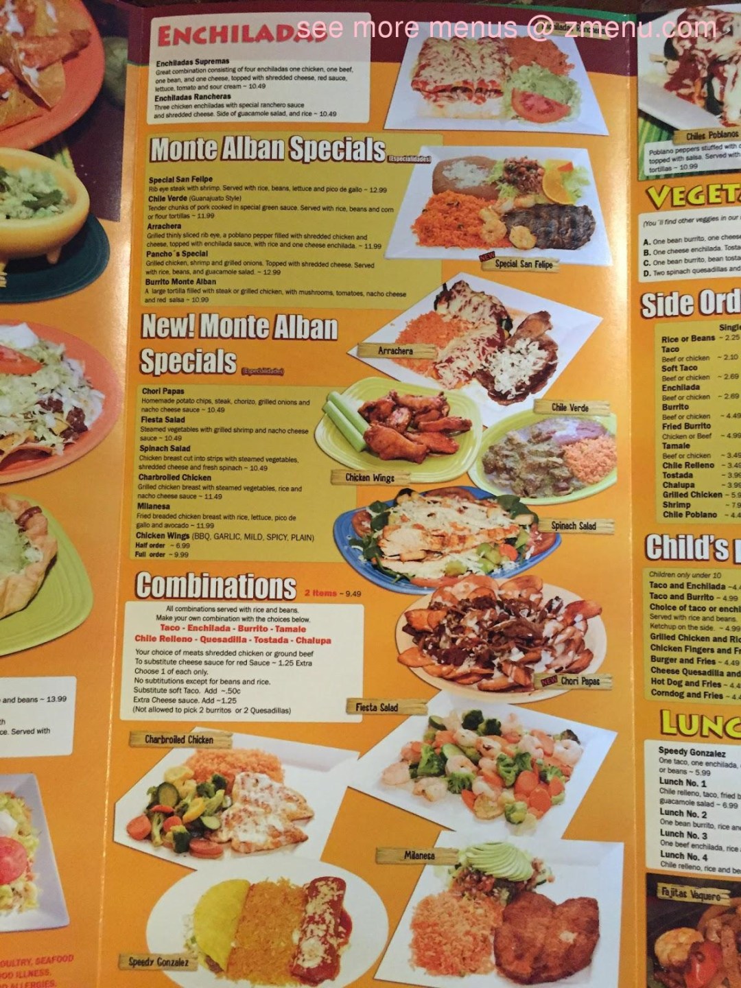 Picture of: Online Menu of Monte Alban Restaurante Mexicano Restaurant