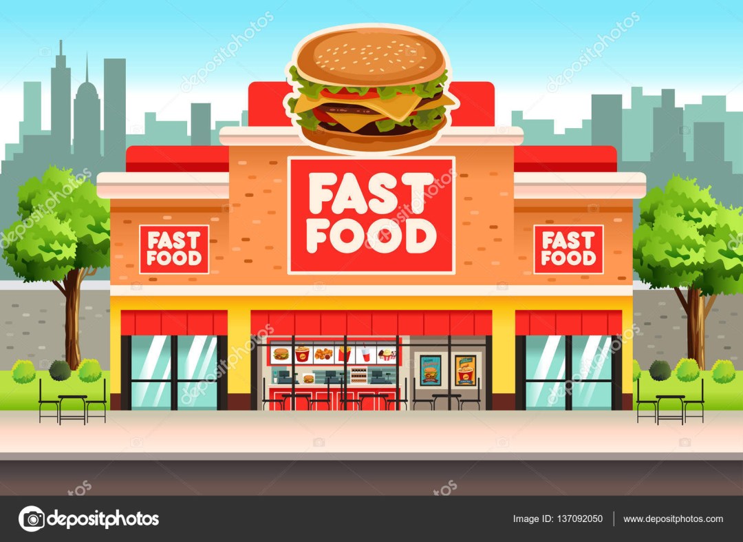 Picture of: Restaurant fast food Stock-Vektorbilder  Depositphotos