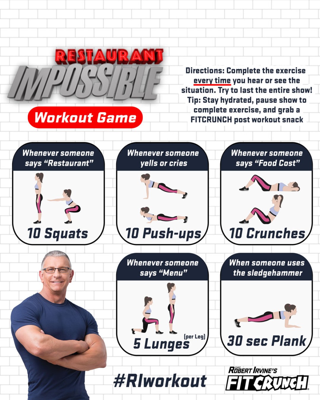 Picture of: Restaurant: Impossible Workout Game – FITCRUNCH