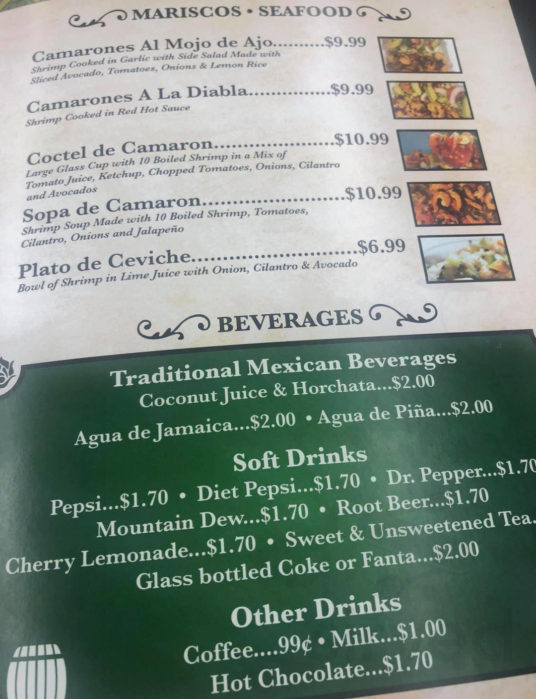 Picture of: Rosita’s Mexican Restaurant menu in Stigler, Oklahoma, USA
