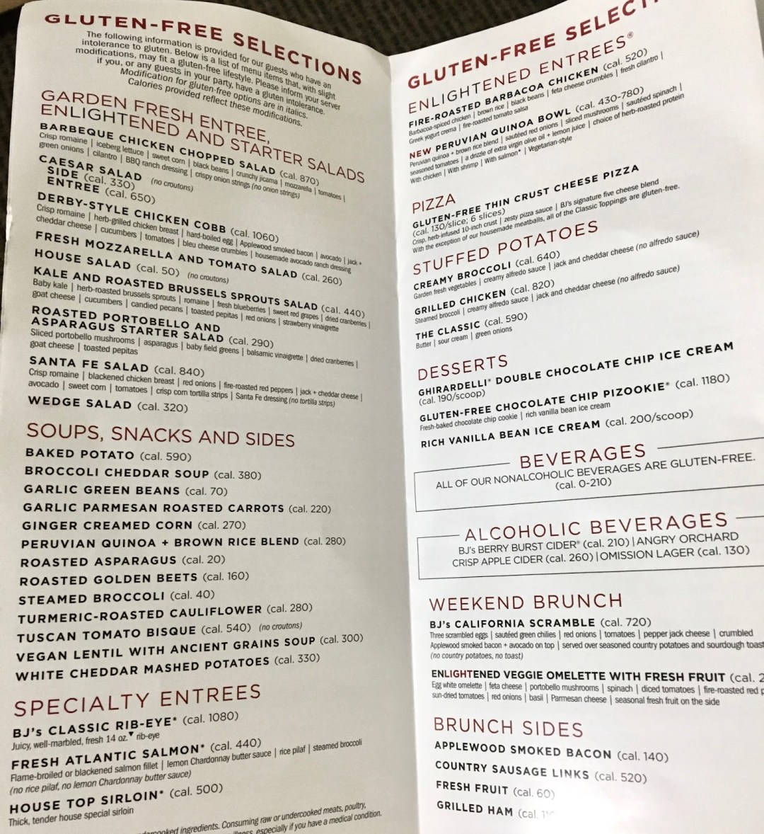 Picture of: The Gluten & Dairy-Free Review Blog: BJ’s Restaurant and Brewhouse
