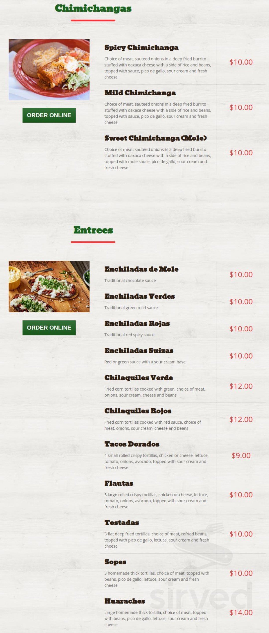 Picture of: El Mariachi Mexican Restaurant menu in Glassboro, New Jersey, USA