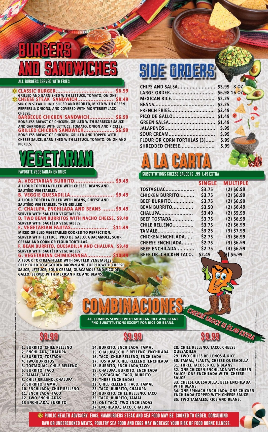 Picture of: Habaneros II Mexican Restaurant menu in Knoxville, Tennessee, USA