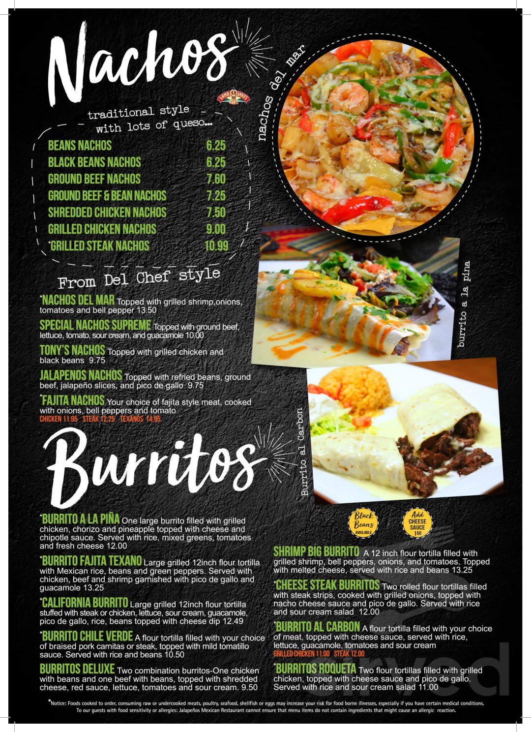 Picture of: Jalapeños Mexican Restaurant menu in Indian Land, South Carolina, USA