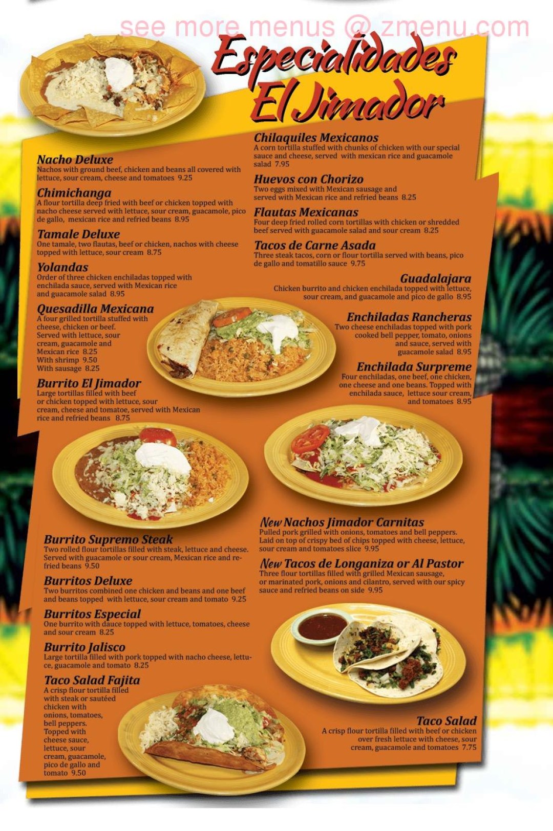 Picture of: Online Menu of El Jimador Mexican Restaurant Restaurant, Jefferson
