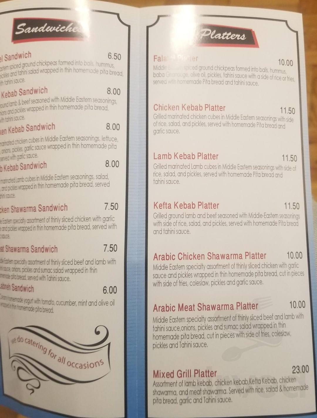 Picture of: Tawabel restaurant menu in The Bronx, New York, USA